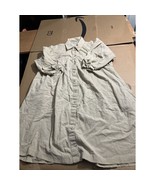 National Patio Dress MuuMuu Khaki Beige 1X, Vintage Style, Porch Dress W... - $14.85