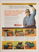 1967 Print Ad New Idea Spreaders Farm Equipment Handles Manure Coldwater... - $19.51
