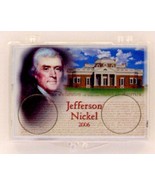 2006 Jefferson Nickel 2X3 Snap Lock Coin Holders, 3 pack - £7.04 GBP
