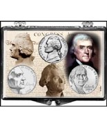 Portrait of Jefferson/Obverse 2X3 Snap Lock Coin Holders, 3 pack - £7.17 GBP