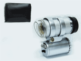 45X Illuminated Mini Microscope - $10.99