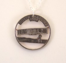 North Carolina State Cut-Out Coin Jewelry, Necklace &amp; Pendant - £18.70 GBP