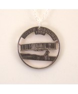 North Carolina State Cut-Out Coin Jewelry, Necklace &amp; Pendant - £18.92 GBP