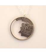 New Hampshire State - Cut-Out Coin Jewelry, Necklace &amp; Pendant - £18.92 GBP