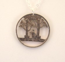 Vermont State Cut-Out Coin Jewelry, Necklace &amp; Pendent - £18.79 GBP