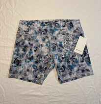 Lululemon Athletica Align High Rise 8” Inseam Shorts Blue Floral  Womens 20 - £38.67 GBP