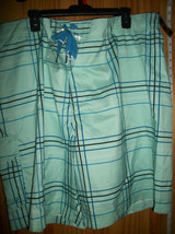 Joe Boxer Men Clothes 2XL Swimwear Blue Green Swim Trunks 2X-Large Bathi... - $18.99