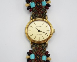 Tissot Women&#39;s Analog Quartz Watch Handmade Woven Band - £27.05 GBP