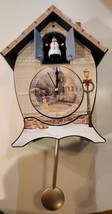 Thomas Kinkade Sound Cuckoo Clock  Night Before Christmas 12 Songs Wall ... - £27.61 GBP