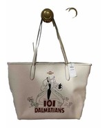 Coach Disney City Tote Dalmatians Dogs Signature Canvas Interior Bag - £132.35 GBP