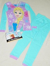 Girls Thermal Underwear Size 10 Princess Elsa Outfit Disney Frozen Set NEW - £17.43 GBP