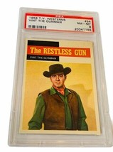 TV Westerns Trading Card PSA 8 Vint The Gunman Restless Gun #54 John Payne RARE - $371.25