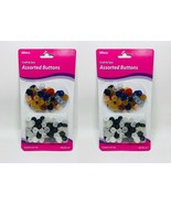 lot OF 2 Allary Craft &amp; Sew Assorted Buttons, 175 pieces/lot - £6.18 GBP