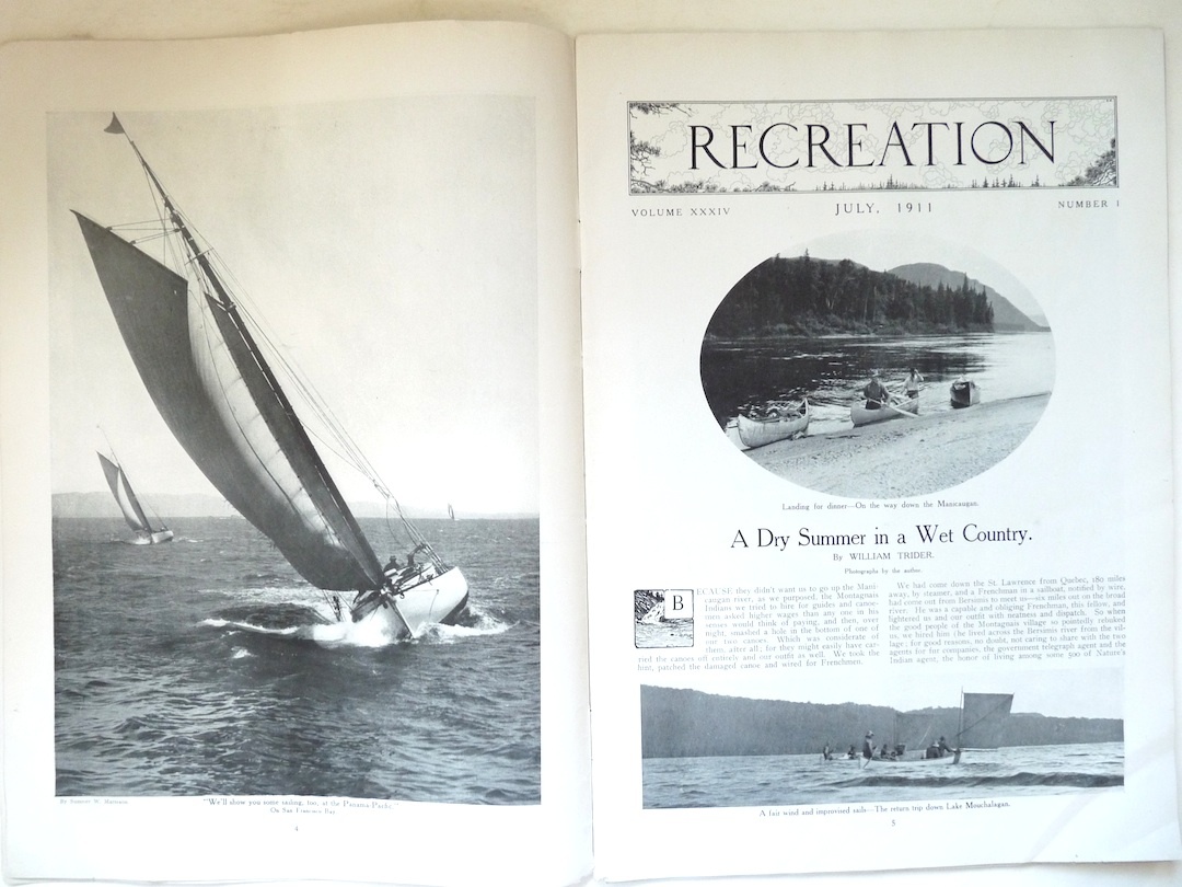 Recreation magazine July 1911 vintage hunting sports fishing boating back issue Item image 3