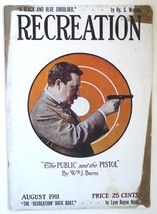 Recreation magazine August 1911 vintage hunting photography camping back issue - £11.22 GBP