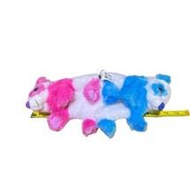 Wild Republic Plush Switch A Rooz Pandas Reversible Blue Pink Stuffed Animal Toy - $17.93