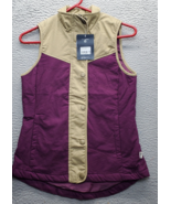 Magellan Outdoors Quilted Vest Women XS Purple Classic Fit Snap Front In... - $24.36