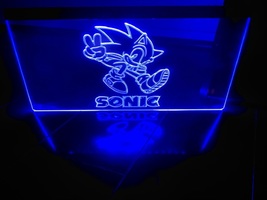 Sonic Hedgehog Led Neon Sign Decor Crafts Display Glowing - £20.77 GBP+