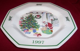  NIKKO Japan 1997 Christmastime &quot;DECK THE HALLS &quot; Plate 5th Ed.in Series /Like N - £18.82 GBP