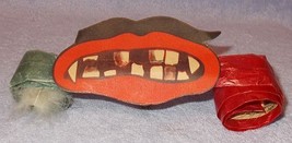 Vintage Halloween Party Double Tissue Blowout Noise Maker 1930&#39;s Works - £15.91 GBP
