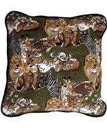 PILLOW DÉCOR Safari Print Cotton Small Throw Pillow - $19.95+