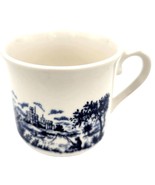 1 Vintage Pastoral Chinoiserie - Made in England, Nordic Blue &amp; White Du... - $23.38