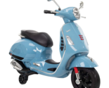 NEW Huffy Kids Vespa Ride On Battery 6v Scooter Blue 2 mph w/ lights &amp; s... - £157.99 GBP