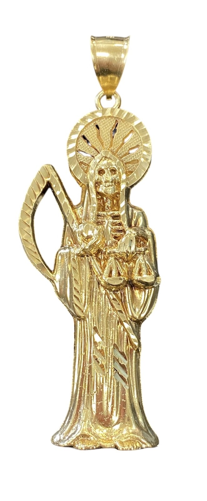 Santa muerte Men&#39;s Charm 10kt Yellow Gold 454568 - $899.00