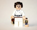 Minifigure Custom Princess Leia With Han Solo Hologram Star Wars TV Show - $6.50