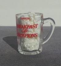 Great Novelty Gift - Canada&#39; Breakfast of Champions - Mini Mug Shot Glas... - £19.98 GBP