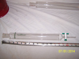 Chromatography Column 24/40 4 x 41 cm with fritted disc - £59.35 GBP