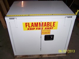 A &amp; A SHEET METAL PRODUCTS SECURALL FLAMMABLE  SAFETY STORAGE CABINET - $792.00