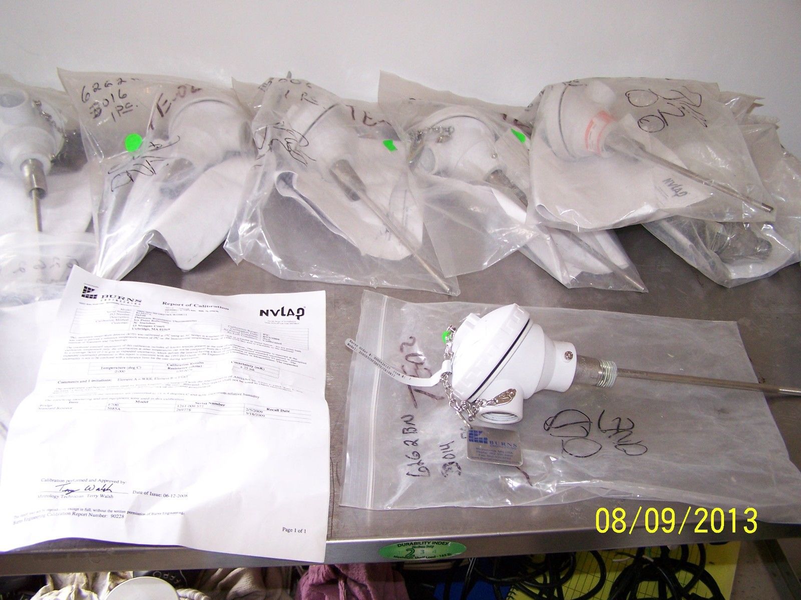 Burns Series 200 Wire Wound RTD SPRING LOADED PLATINUM 200C05C9P2BO70/CR... - $229.50