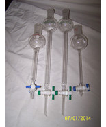 Assorted Ace Glass and Chemglass Chromatography Columns 100ml Reservoir ... - $198.00