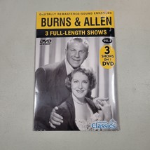 Burns and Allen DVD 3 Full Length Shows Video Television Classics - £9.29 GBP