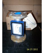 Penberthy Metal Tube Variable Area Flowmeter Flanged 316 SS 10 to 100 GPM - $9,256.24 MXN