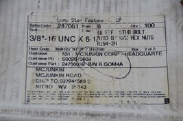 3/8-16 x 6-1/4 ASTM A193 B7 ALL THREAD STUDS W/2 A194 GRADE 2H HEAVY HEX... - $315.00