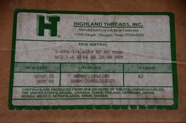 1-8 x 4-3/4    ASTM A193 B7 ALL THREAD STUDS W/2 A194 GRADE 2H HEAVY HEX... - $117.00
