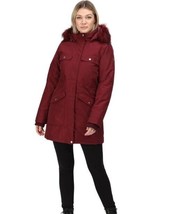 REGATTA Samiyah Parka Coat in Claret Purple UK 10 (ccc333) - £38.96 GBP