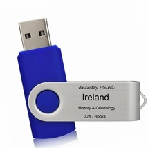 Ireland - History &amp; Genealogy - 328 Books On Flash Drive Usb - Family Records - £8.49 GBP