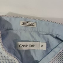 Calvin Klein Youth/Boy's Size L Gray Cotton Button Up Short Sleeve Pocket Shirt image 5
