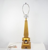 Hotel Bedside Desk Lamp ~ Antique Gold, Dimmer Switch Base (No Shade) #2840140 - £46.96 GBP