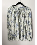 Lucky Brand women&#39;s Floral Peasant  Top Size medium - £19.35 GBP