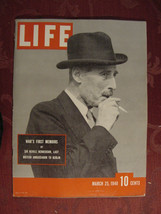 LIFE magazine March 25 1940 Nevile Henderson WWII England Ginger Rogers - £9.38 GBP