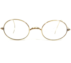 Vintage Gold Filled Eyeglasses Frames Spectacles Shiny Cable Arms 40-19-120 - £44.44 GBP