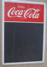 Enjoy Coca-Cola Chalkboard 28 X 19.5 inches Scratches and Marks - £31.15 GBP