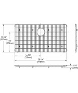 Elkay EBG2815 Stainless Steel Bottom Grid - 28-1/4&quot; x 15-1/4&quot; - $44.99