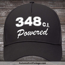 General Motors 348 c.i. Powered Engine Size Car Hat - $25.30