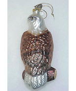 White-Tail BALD EAGLE - Blown Glass Ornament by Bronner's - $15.00