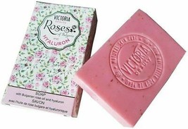 VB Roses of Bulgaria &amp; Hyaluron 70 gr Glycerin Soap with Rose Oil &amp; Hyaluron  - £2.85 GBP